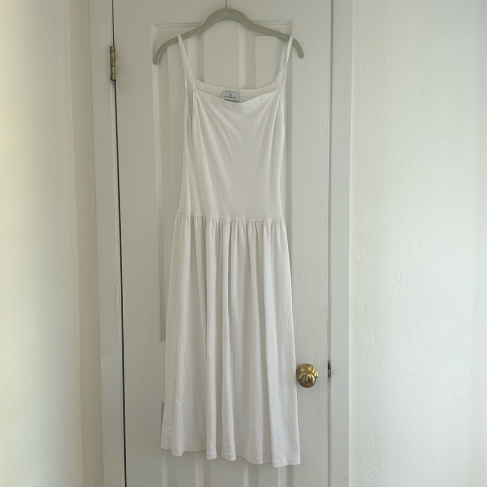 White Maxi Dress with Spaghetti Straps